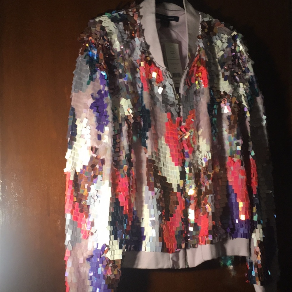 New, French Connection Sequin Jacket